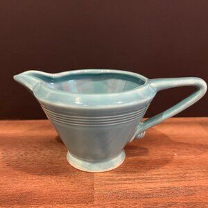 Homer Laughlin Harlequin Turquoise Creamer - Vintage
